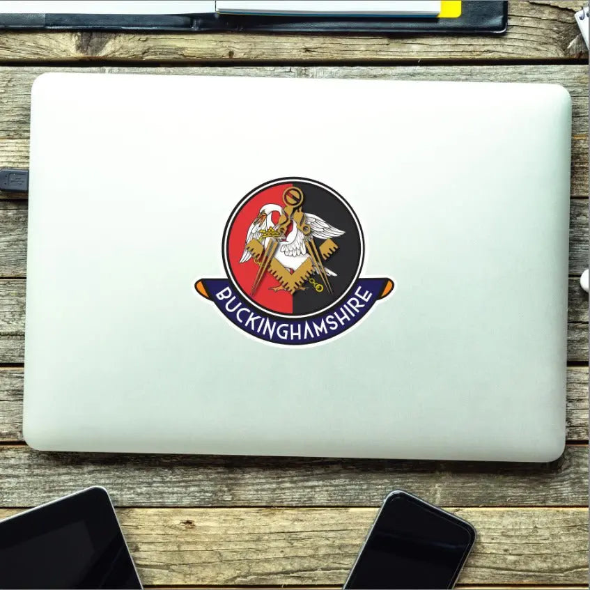 Buckinghamshire Masonic Car Sticker | UV Laminated redplume