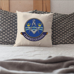 Cambridgeshire Freemasons Cushion Cover - Perfect Christmas Gift redplume