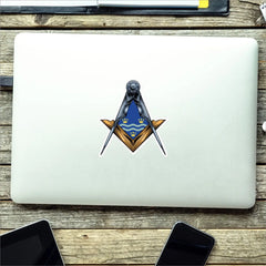Cambridgeshire Masonic Sticker Square & Compass Union Vinyl Decal redplume