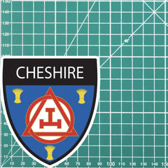 Cheshire Masonic Holy Royal Arch Shield Sticker redplume