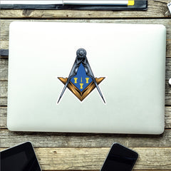 Cheshire Masonic Stickers Square & Compass Union Vinyl Decals redplume