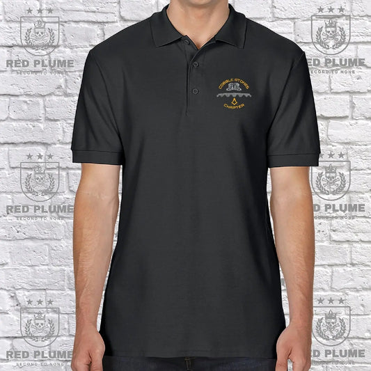 Cobble Stones Polo Shirt redplume