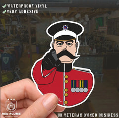 Coldstream Guards - 6 Best-Selling Waterproof Stickers bundle redplume