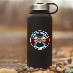 Coldstream Guards Waterproof Vinyl Stickers Three Skull Design redplume