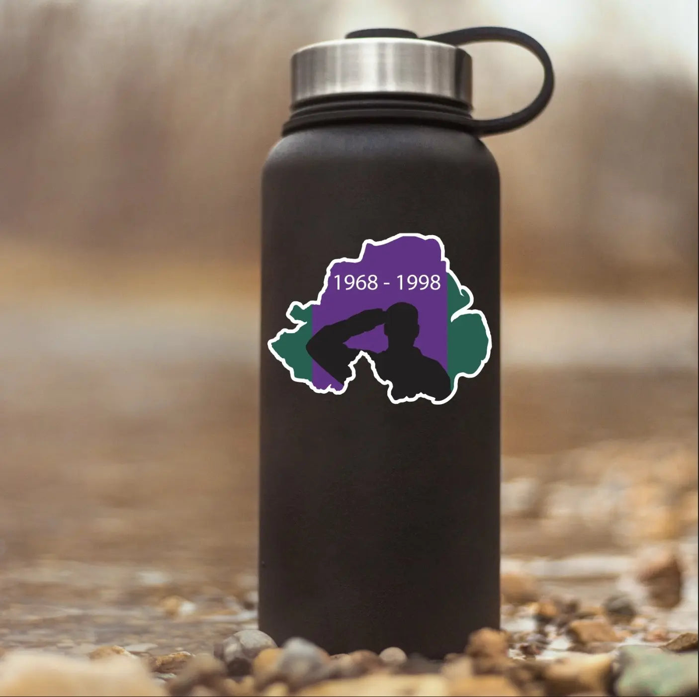 Commemorative Northern Ireland Waterproof Vinyl Sticker redplume