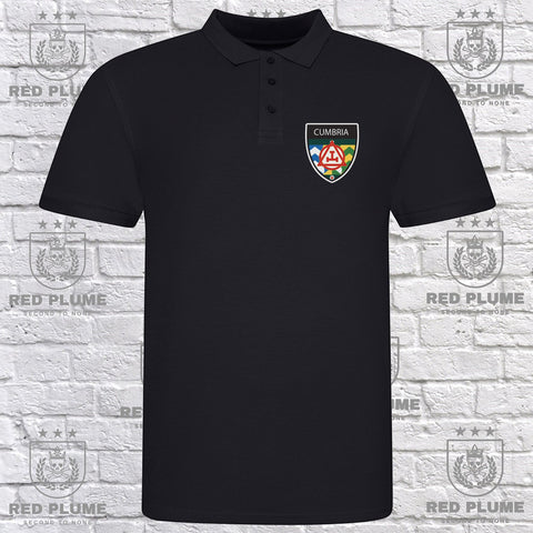 Cumbria Holy Royal Arch Premium Polo Shirt redplume