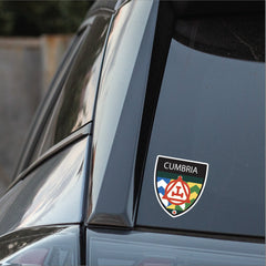 Cumbria Masonic Holy Royal Arch Shield Sticker redplume
