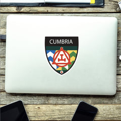 Cumbria Masonic Holy Royal Arch Shield Sticker redplume