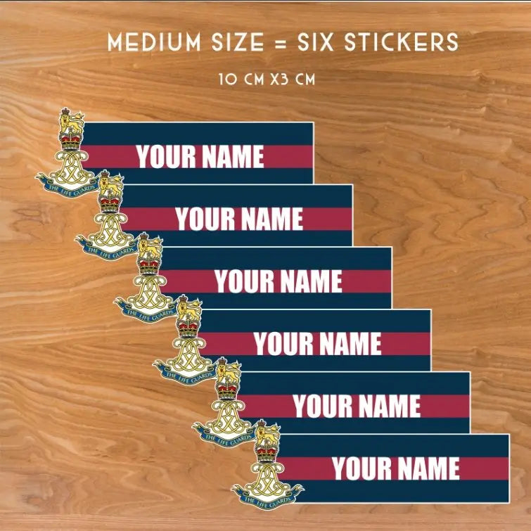 Custom Life Guards Waterproof Vinyl Name Stickers - Personalised redplume