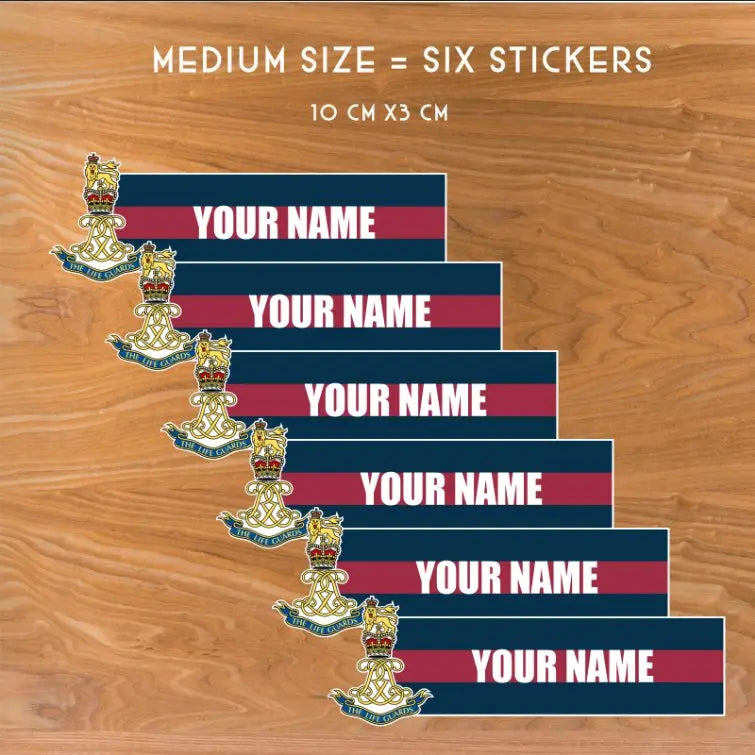 Custom Life Guards Waterproof Vinyl Name Stickers - Personalised redplume