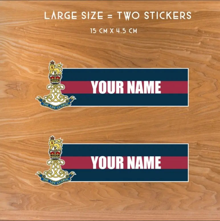 Custom Life Guards Waterproof Vinyl Name Stickers - Personalised redplume