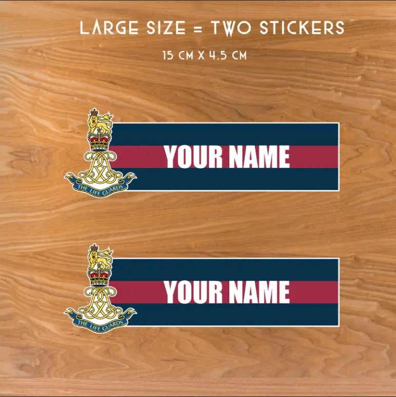 Custom Life Guards Waterproof Vinyl Name Stickers - Personalised redplume