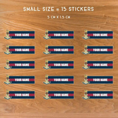 Custom Life Guards Waterproof Vinyl Name Stickers - Personalised redplume