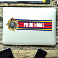 Custom Royal Logistics Corps RLC Waterproof Vinyl Name Stickers - Personalised redplume
