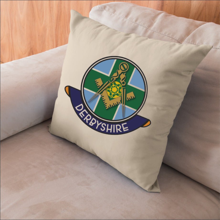 Derbyshire Freemasons Cushion Cover redplume