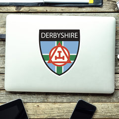 Derbyshire Masonic Holy Royal Arch Shield Sticker redplume