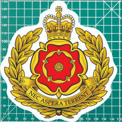 Duke of Lancaster's Regiment Waterproof Vinyl Stickers - FREE SHIPPING redplume