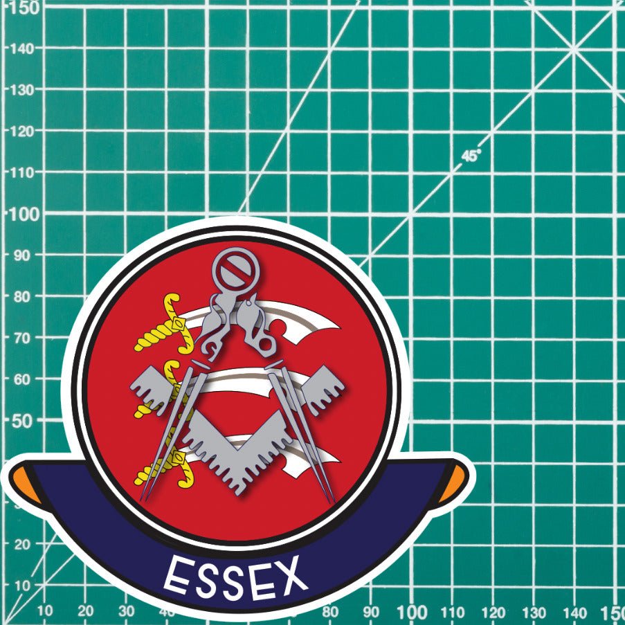 Essex Masonic Car Sticker | UV Laminated redplume