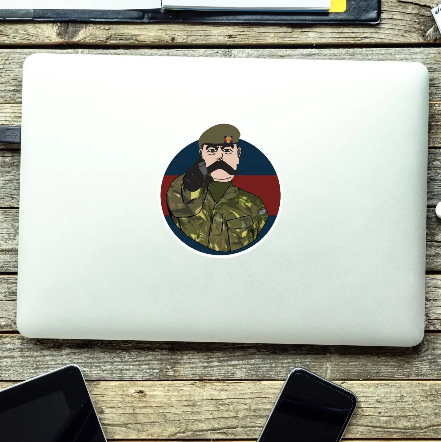Grenadier Guards Waterproof Sticker, TRF Design redplume