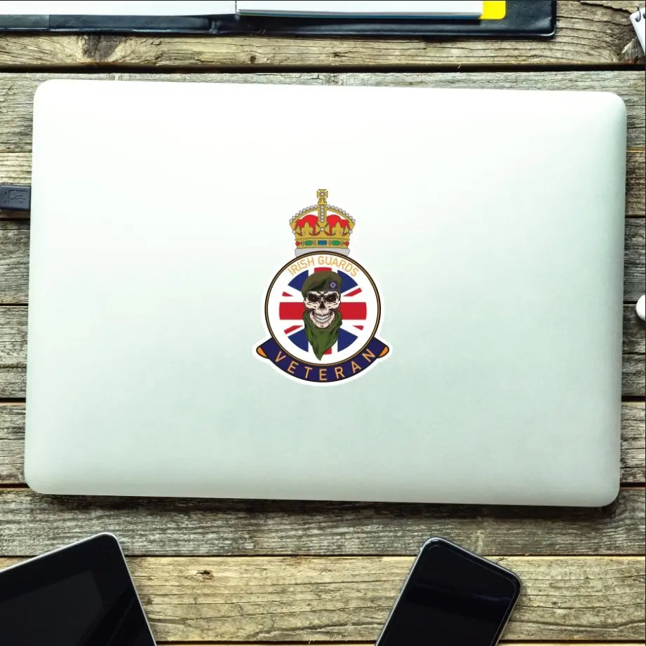 Irish Guards Veteran UV Laminated Lord Kitchener & Beret Decal redplume