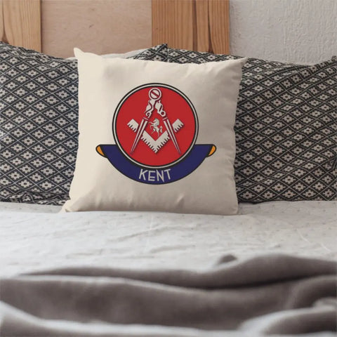 Kent Freemasons Cushion Cover - Perfect Christmas Gift redplume