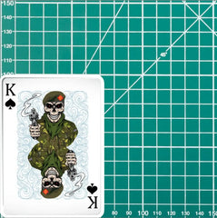King's Own Royal Border Regiment King of Spades Waterproof Vinyl Sticker 10cm redplume