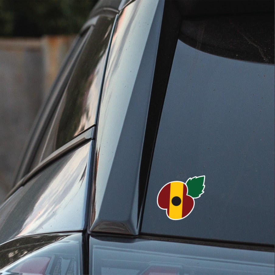 King's Royal Hussars KRH Car Decal - UV Laminated Waterproof Vinyl - 10cm redplume