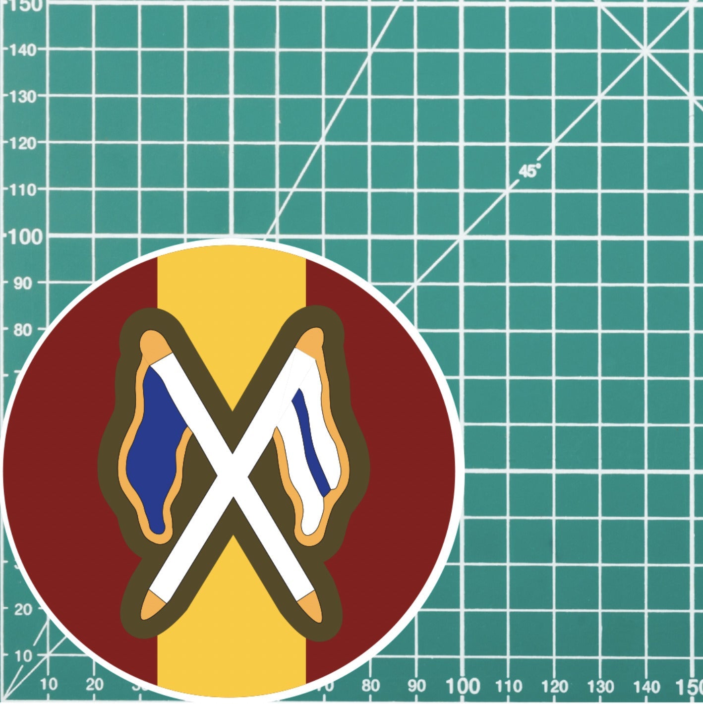 King's Royal Hussars Signallers Qualification Sticker redplume