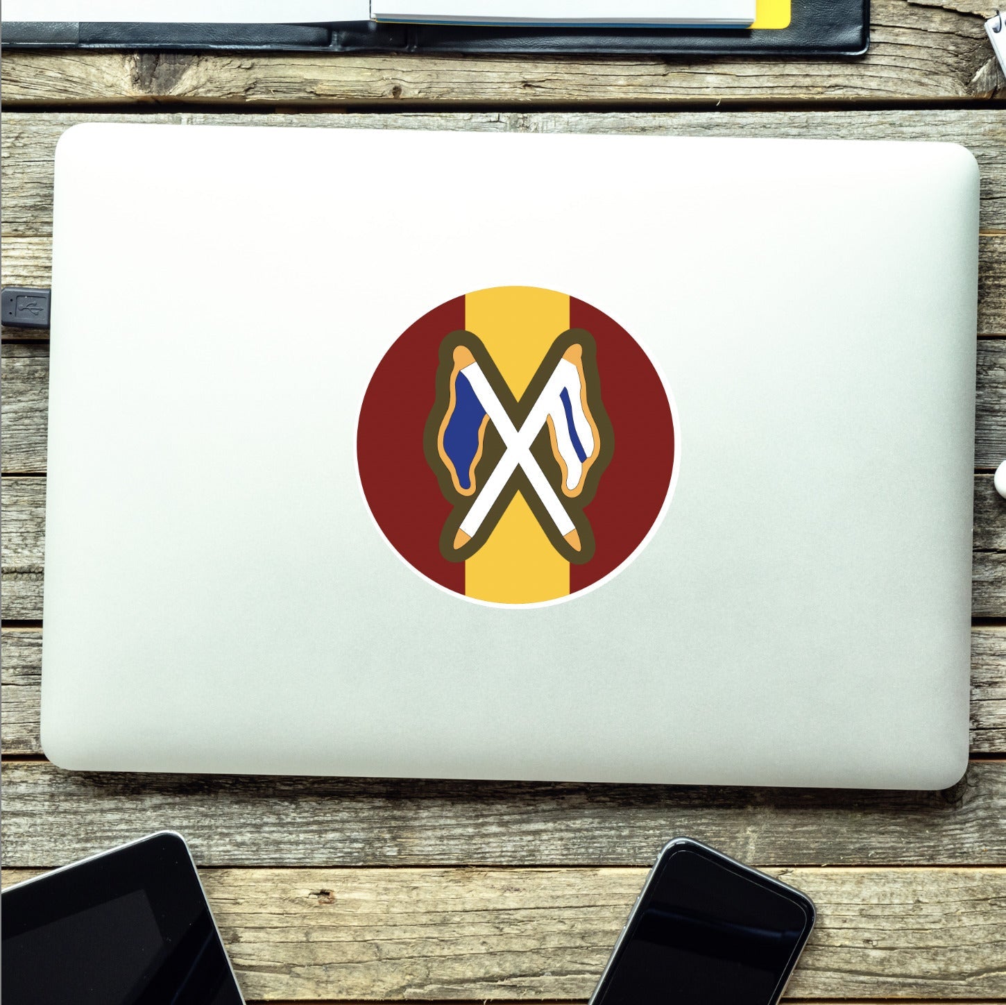 King's Royal Hussars Signallers Qualification Sticker redplume