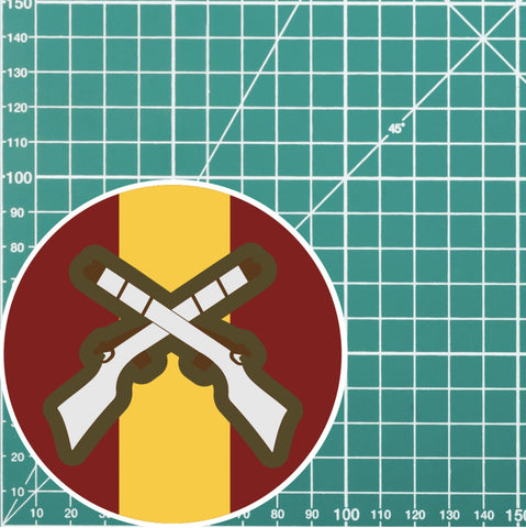 King's Royal Hussars Skill At Arms Qualification Sticker redplume