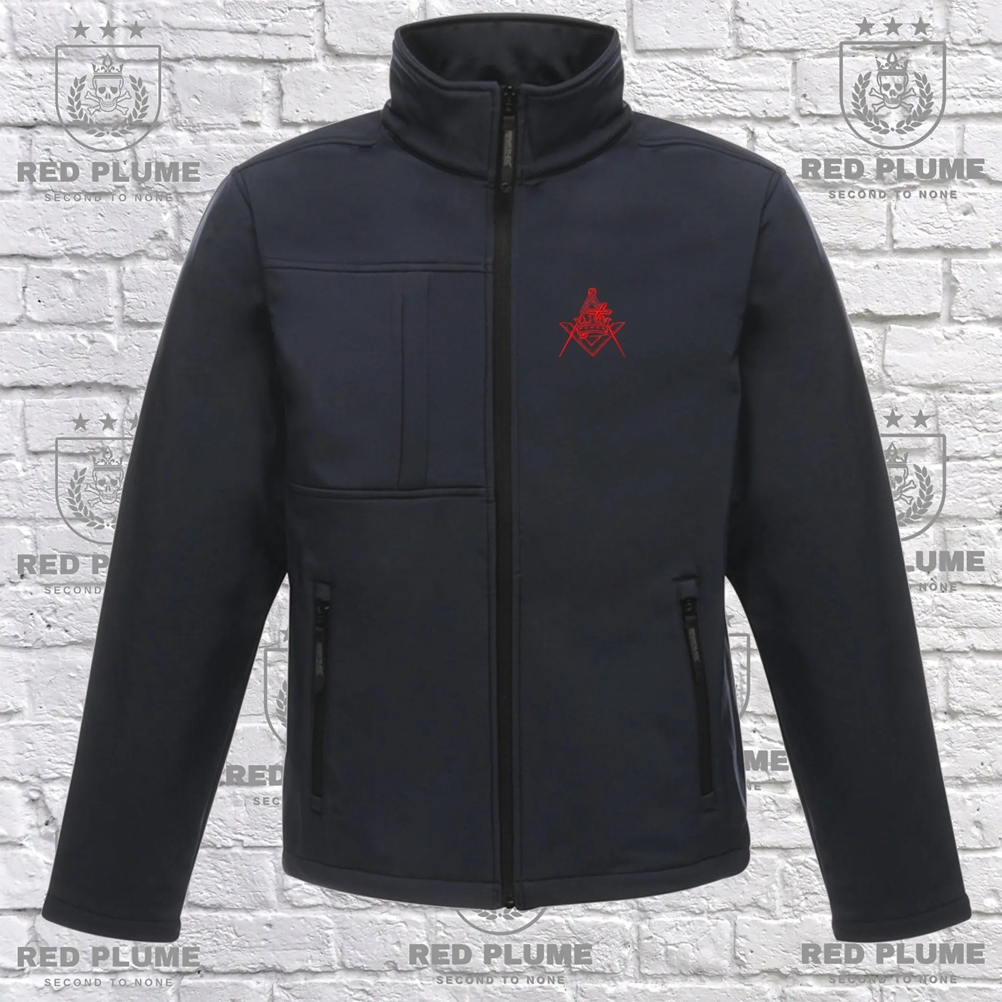 Knights Templar Soft Shell Jacket redplume