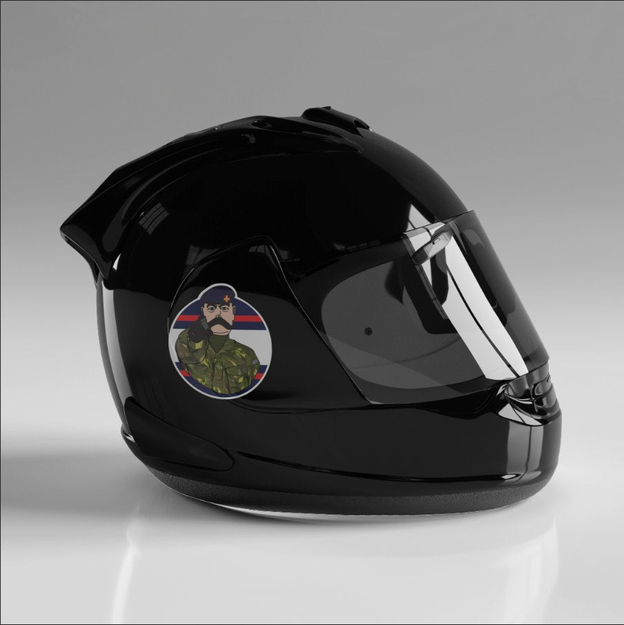 Light Dragoons Waterproof Sticker, TRF Design redplume