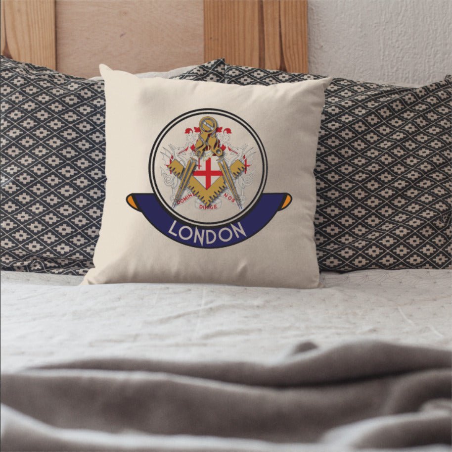 London Freemasons Cushion Cover - Perfect Christmas Gift redplume