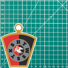 Masonic Mark Masonry Stickers - Buckinghamshire Colours - Multiple Sizes redplume
