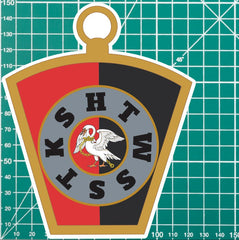 Masonic Mark Masonry Stickers - Buckinghamshire Colours - Multiple Sizes redplume
