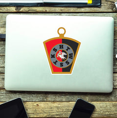 Masonic Mark Masonry Stickers - Buckinghamshire Colours - Multiple Sizes redplume
