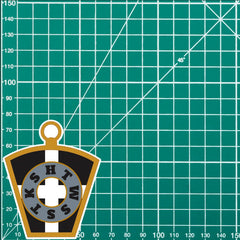 Masonic Mark Masonry Stickers - Cornwall Colours - Multiple Sizes redplume
