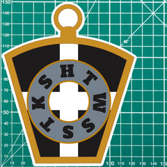 Masonic Mark Masonry Stickers - Cornwall Colours - Multiple Sizes redplume