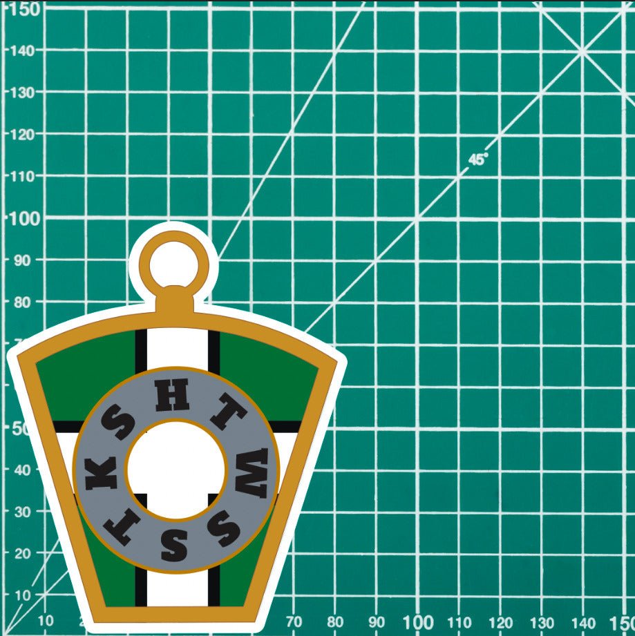 Masonic Mark Masonry Stickers - Devonshire Colours - Multiple Sizes redplume