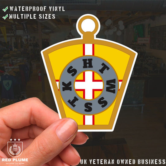 Masonic Mark Masonry Stickers - Dorset Colours - Multiple Sizes redplume