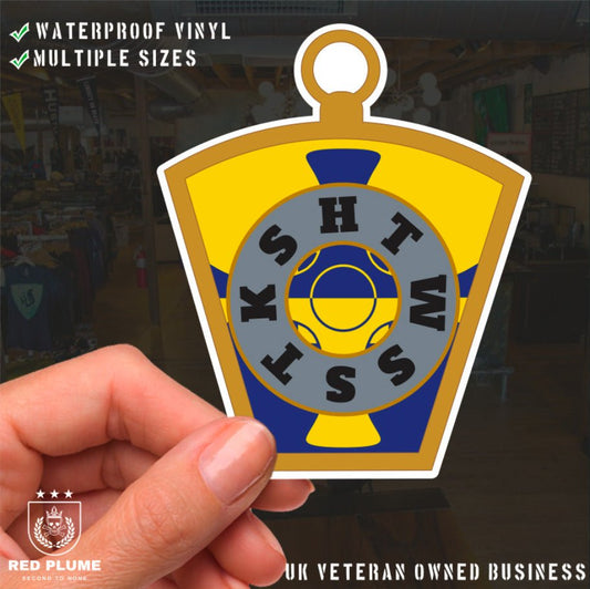 Masonic Mark Masonry Stickers - Durham Colours - Multiple Sizes redplume