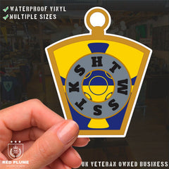 Masonic Mark Masonry Stickers - Durham Colours - Multiple Sizes redplume