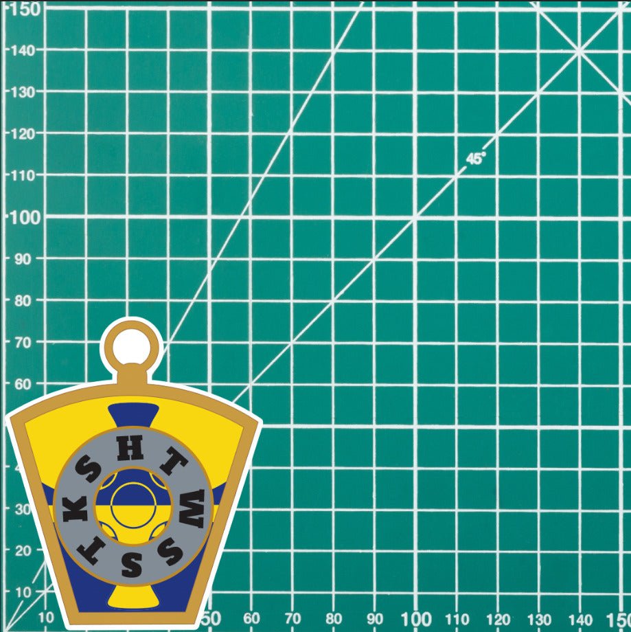 Masonic Mark Masonry Stickers - Durham Colours - Multiple Sizes redplume