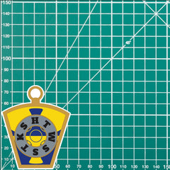 Masonic Mark Masonry Stickers - Durham Colours - Multiple Sizes redplume