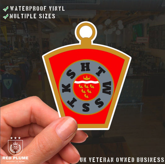 Masonic Mark Masonry Stickers - East Sussex Colours - Multiple Sizes redplume