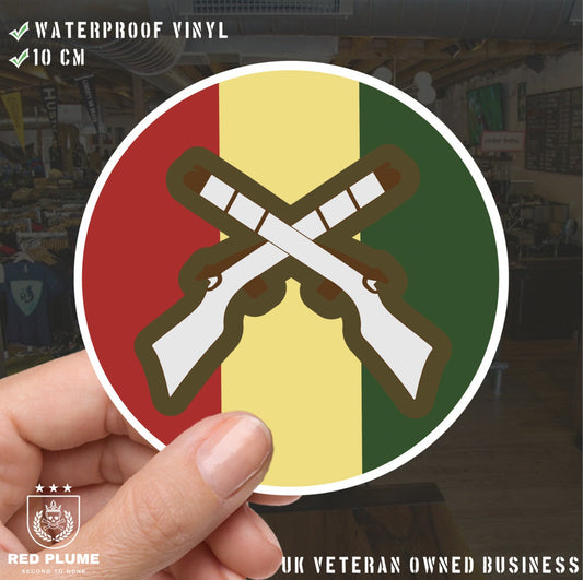 Mercian Regiment Skill At Arms Qualification Sticker redplume