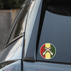 Mercian Regiment Skill At Arms Qualification Sticker redplume
