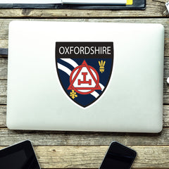 Oxfordshire Masonic Holy Royal Arch Shield Sticker redplume