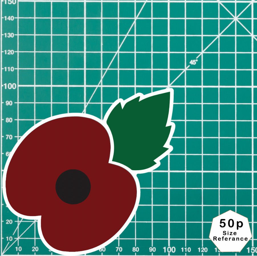 Parachute Regiment Car Decal - UV Laminated Waterproof Vinyl - 10cm redplume