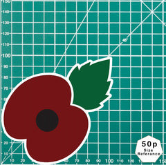 Parachute Regiment Car Decal - UV Laminated Waterproof Vinyl - 10cm redplume